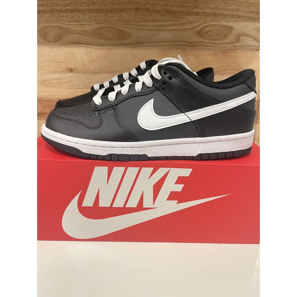 NEW Sz 6.5Y /8 Women Nike Dunk Low Black Panda White Sneakers Shoes DH9765-002